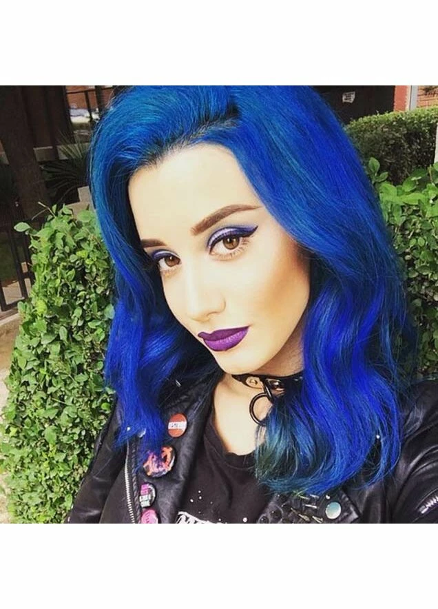 Amplified Manic Panic Semi Permanent Hair Colour EU Formula - Rockabilly Blue Hair Dye 5 Amplified Manic Panic Semi Permanent Hair Colour EU Formula - Rockabilly Blue Hair Dye