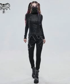 Ladies Devil Fashion Claudette Turtleneck Top