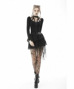 Dark In Love Lottie Long Sleeve Top Ladies