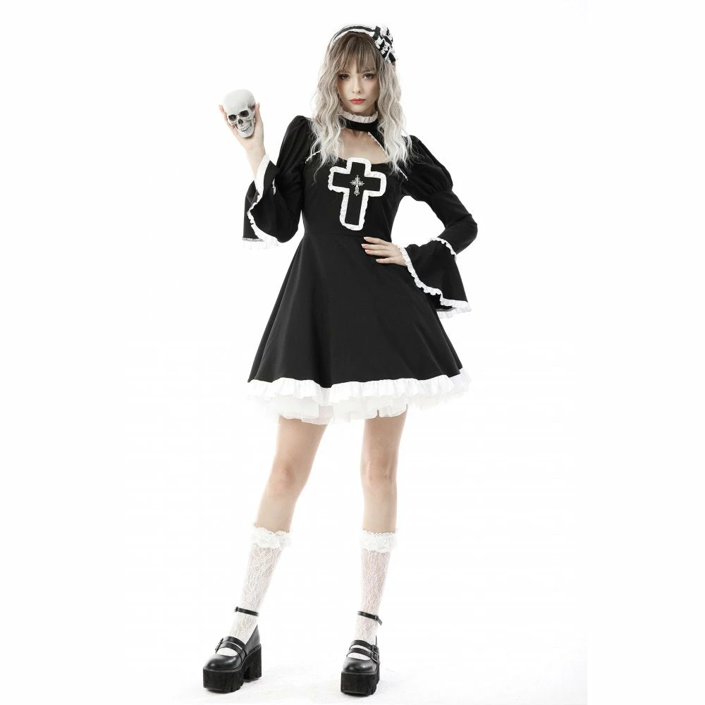 Ladies Dark In Love Crucifix Dress 7 Ladies Dark In Love Crucifix Dress