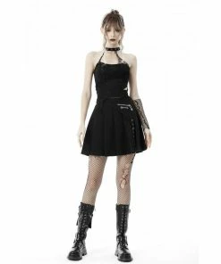 New Arrivals Dark In Love Anthea Halter Top