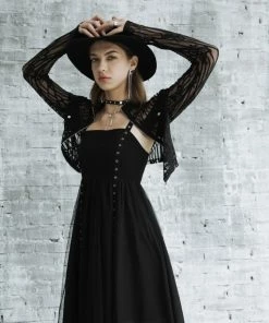 Punk Rave Delta Dress - Black
