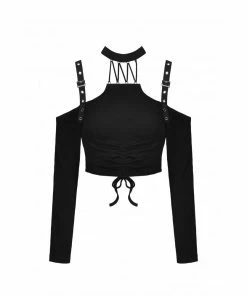 New Arrivals Dark In Love Dara Cropped Top