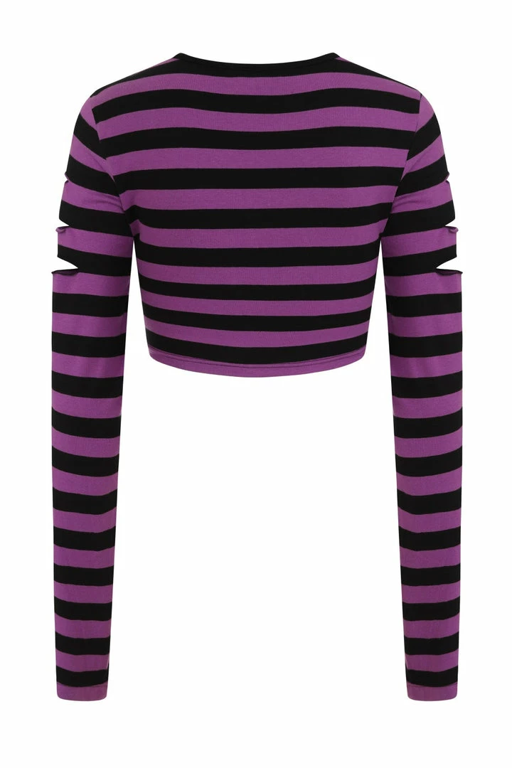 Banned Apparel Banned Chantrea Top - Black & Purple 8 Banned Apparel Banned Chantrea Top - Black & Purple
