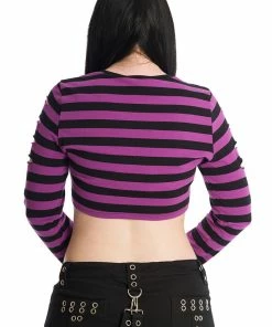 Banned Apparel Banned Chantrea Top - Black & Purple 15 Banned Apparel Banned Chantrea Top - Black & Purple