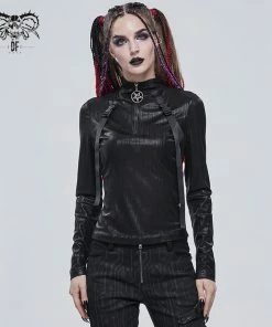 Devil Fashion Beatrix Long Sleeve Top Ladies