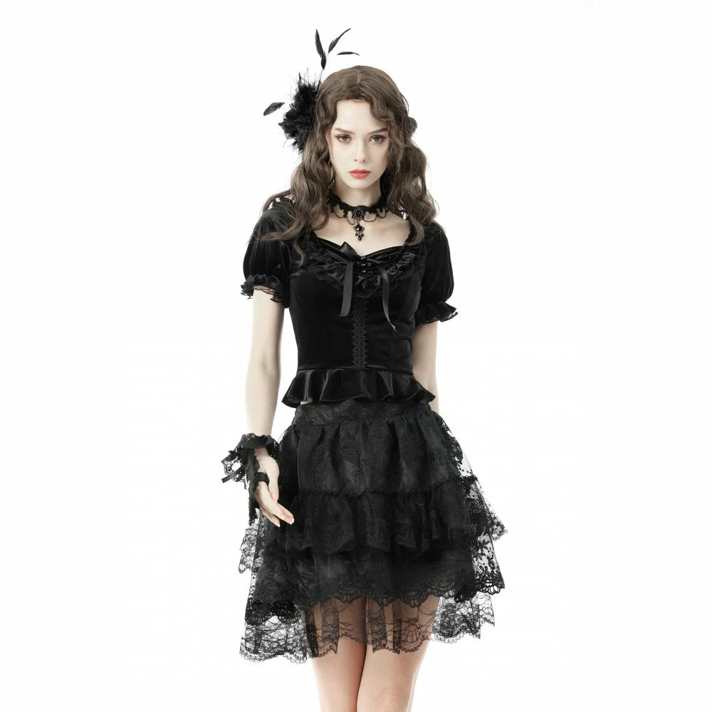 Dark In Love Kalia Velvet Top 19 Dark In Love Kalia Velvet Top