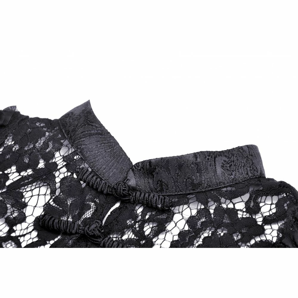 Ladies Dark In Love Esmeralda Lace Cape 8 Ladies Dark In Love Esmeralda Lace Cape