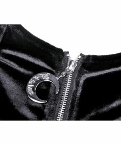 Dark In Love Alley Cat Hooded Top Ladies