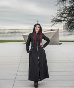 Necessary Evil Purple Lined Selene Coat