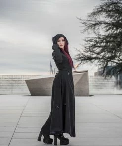 Necessary Evil Purple Lined Selene Coat