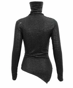 Ladies Devil Fashion Claudette Turtleneck Top