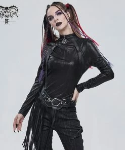 Devil Fashion Beatrix Long Sleeve Top Ladies