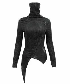 Ladies Devil Fashion Claudette Turtleneck Top