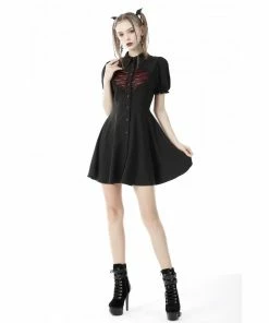 Ladies Dark In Love Lovers Heart Dress