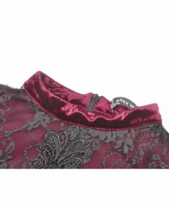 Dark In Love Alfreda Dress Burgundy Ladies