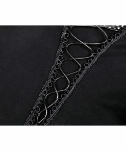 Ladies Dark In Love Carina Fishnet Top