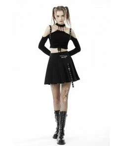 New Arrivals Dark In Love Dara Cropped Top