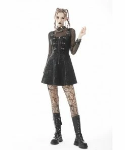 Ladies Dark In Love Barbarella Mesh Top