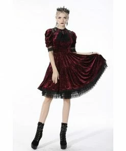 Dark In Love Crimsonia Dress Ladies