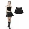 New Arrivals Dark In Love Muriel Pleated Mini Skirt