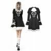 Ladies Dark In Love Crucifix Dress