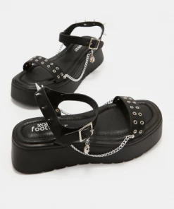 Koi Footwear Koi Alchemy Potion Grunge Flatform Sandals