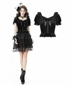 Dark In Love Kalia Velvet Top