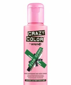Crazy Colour Semi Permanent Hair Dye - Pine Green
