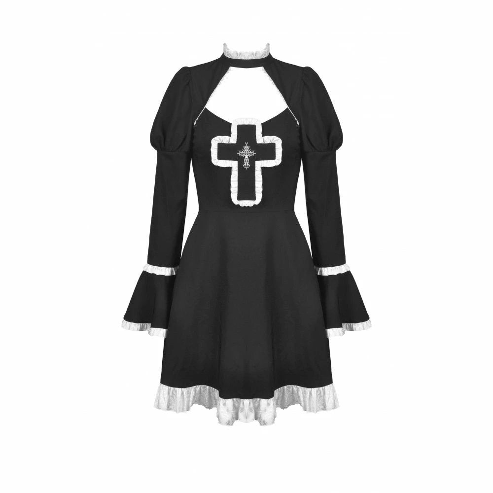 Ladies Dark In Love Crucifix Dress 4 Ladies Dark In Love Crucifix Dress
