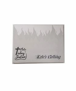 None Homeware Kate's Clothing Note Today Satan Sticky Notes