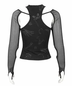 Devil Fashion Zenia Mesh Long Sleeve Top 18 Devil Fashion Zenia Mesh Long Sleeve Top