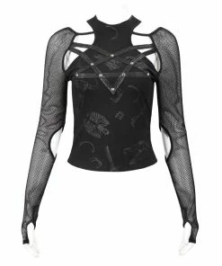 Devil Fashion Zenia Mesh Long Sleeve Top 17 Devil Fashion Zenia Mesh Long Sleeve Top