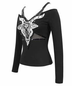 Ladies Devil Fashion Ezra Long Sleeve Top