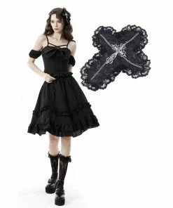 Dark In Love Crucifix Hair Clip