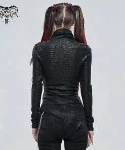 Ladies Devil Fashion Claudette Turtleneck Top