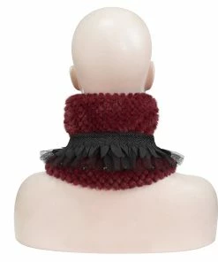 Accessories Devil Fashion Alvar Scarf Black & Burgundy