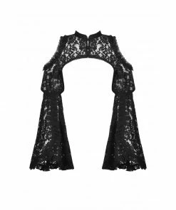 Ladies Dark In Love Esmeralda Lace Cape