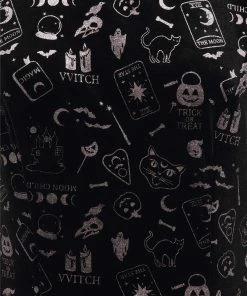 Ladies Collectif Peta Spooky Velvet Swing Dress 14 Ladies Collectif Peta Spooky Velvet Swing Dress