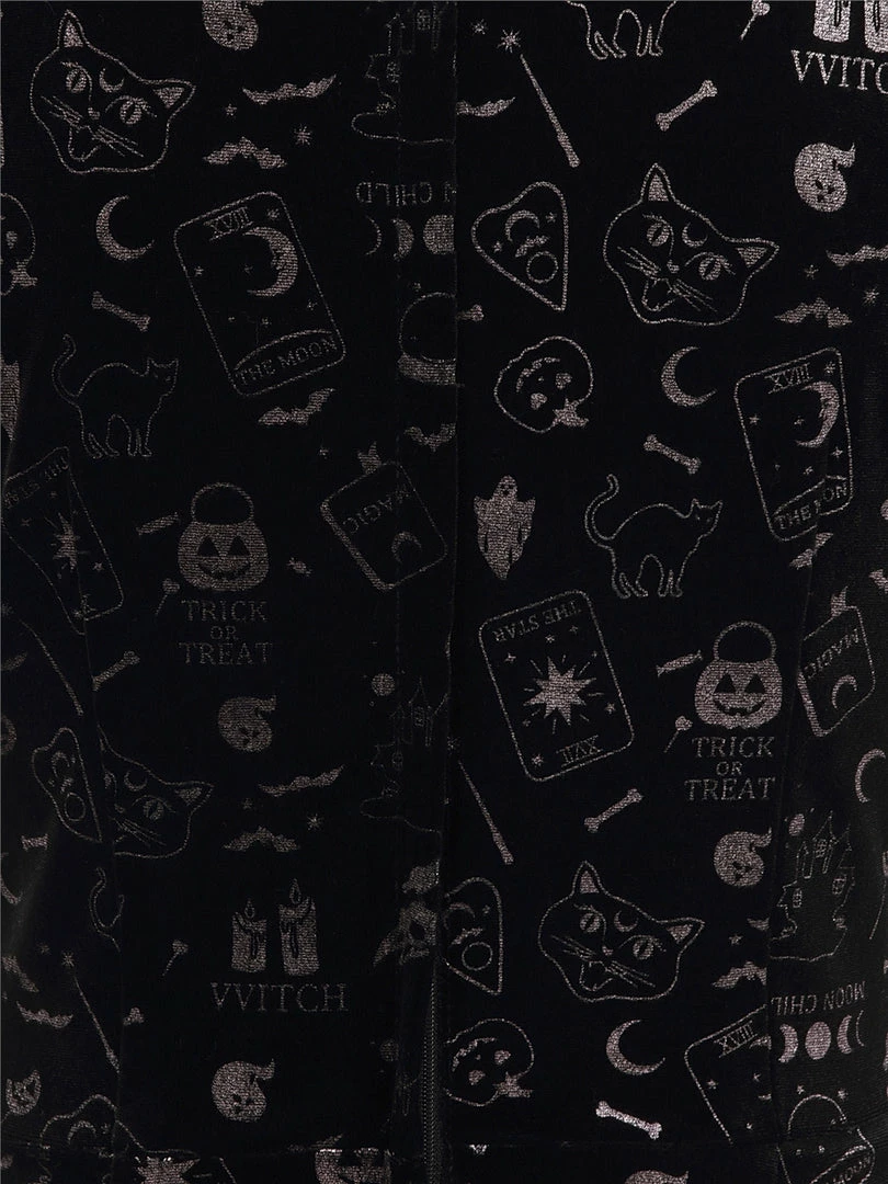 Ladies Collectif Peta Spooky Velvet Swing Dress 9 Ladies Collectif Peta Spooky Velvet Swing Dress