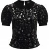 Collectif Peta Spooky Velvet Top
