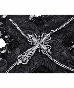 Dark In Love Crucifix Hair Clip