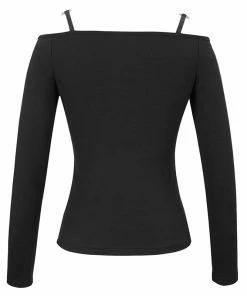 Ladies Devil Fashion Ezra Long Sleeve Top