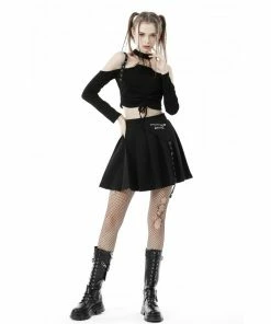 New Arrivals Dark In Love Dara Cropped Top