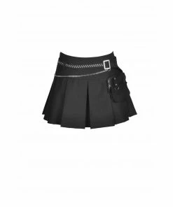 Dark In Love Joelle Pleated Mini Skirt Ladies