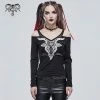 Ladies Devil Fashion Ezra Long Sleeve Top 2 Ladies Devil Fashion Ezra Long Sleeve Top