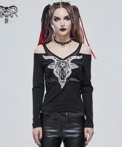 Ladies Devil Fashion Ezra Long Sleeve Top