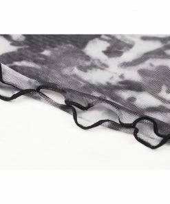 Ladies Dark In Love Nancy Mesh Top