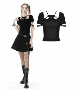 Dark In Love Koren Eyelet Top Ladies