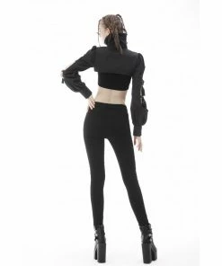 Ladies Dark In Love Rebellious Cut Out Cape